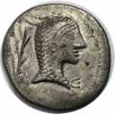 AR Denar 1. Jahr v. Chr avers