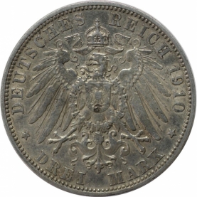 3 Mark 1910 revers