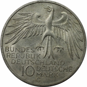 10 Mark 1972 revers