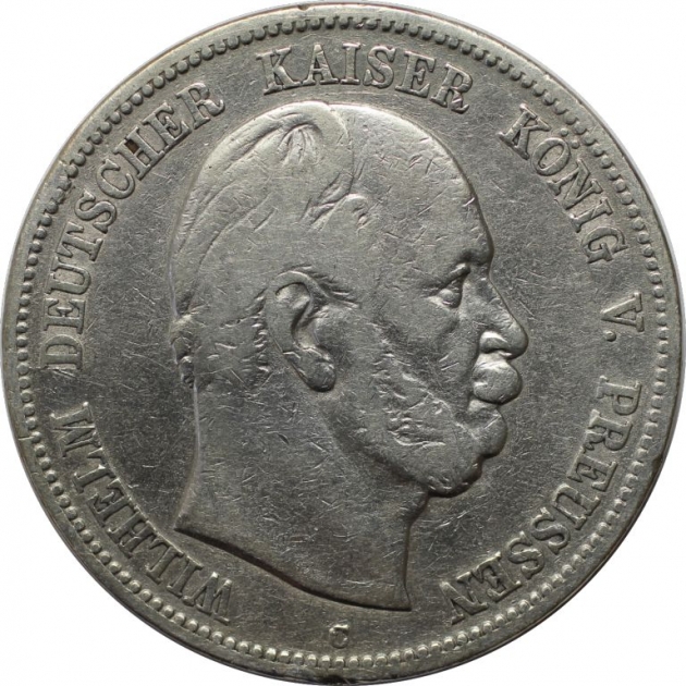 5 Mark 1876 avers