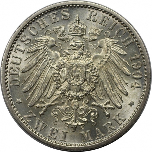 2 Mark 1904 revers