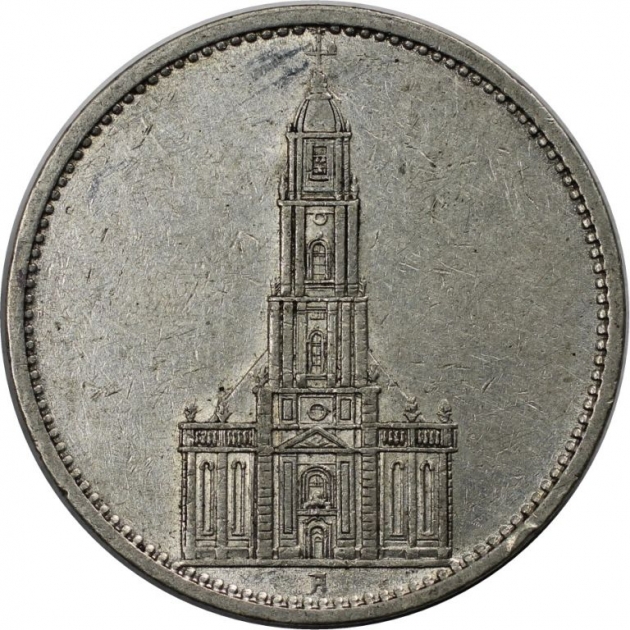 5 Reichsmark 1935 avers