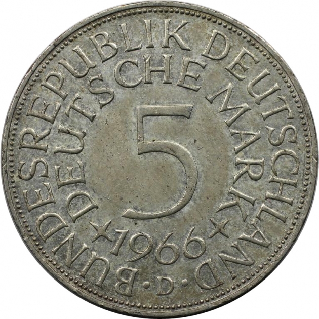 5 Mark 1966 revers