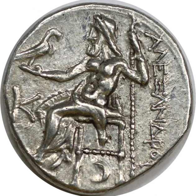 Drachme 336 - 323 v. Chr revers